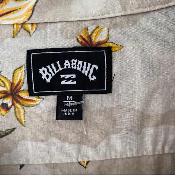 Billabong Sundays Vacation Short Sleeve Vacation Hawaiian Shirt medium - Picture 10 of 10